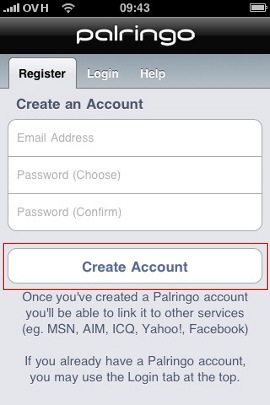Registrar Palringo