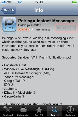 Registrar Palringo