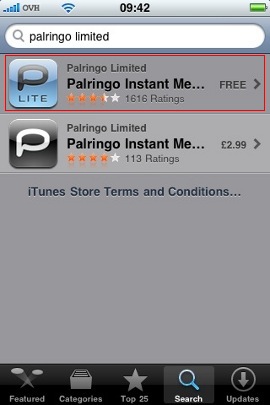 Registrar Palringo