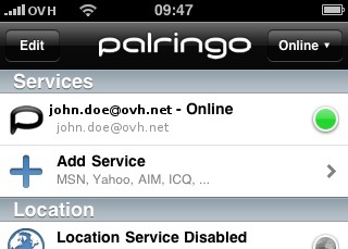 Registrar Palringo