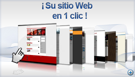 Cree su sitio web en un clic