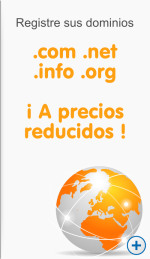 ¡Sus dominios .com .net .org .info et .biz a precio reducido !